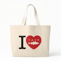I Heart Cape Cod Canvas Tote bags