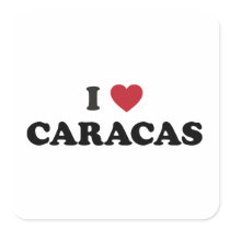 I Heart Caracas Venezuela Stickers
