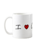 I Heart Carrboro Mug mugs