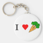 I heart Carrots Key Chain