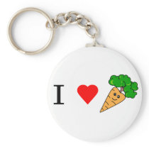I heart Carrots Key Chain