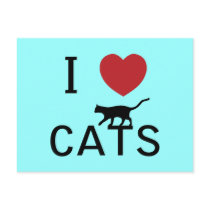 i heart cats postcards by mike3488 i heart cats postcards
