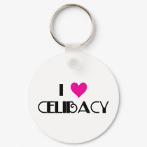 I Heart Celibacy keychains by WildeWear I Heart Celibacy keychains