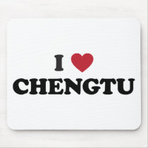I Heart Chentu China (Chengdu) Mouse Pad