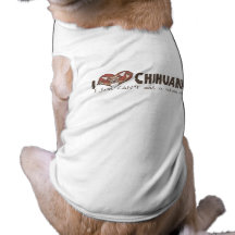 I Heart Chihuahua Pet T Shirt