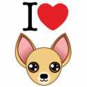 I Heart Chihuahuas T-Shirt
