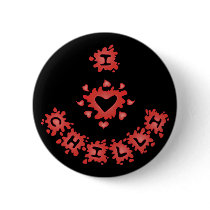 I Heart Chilli Button by Sensato I Heart Chilli Button