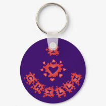 I Heart Chilli Keychain