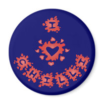 I Heart Chilli Magnet by Sensato I Heart Chilli Magnet