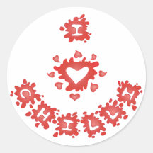I Heart Chilli Sticker