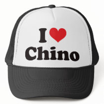 I Heart Chino hats
