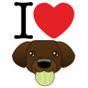 I Heart Chocolate Labs t-shirts