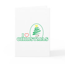 I Heart Christmas (Scribble X-mas Tree) cards by LushLaundry I Heart Christmas (Scribble X-mas Tree) cards