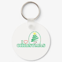 I Heart Christmas (Scribble X-mas Tree) keychains by LushLaundry I Heart Christmas (Scribble X-mas Tree) keychains