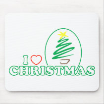 I Heart Christmas (Scribble X-mas Tree) mousepads by LushLaundry I Heart Christmas (Scribble X-mas Tree) mousepads