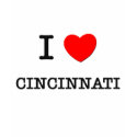 I Heart CINCINNATI t-shirts