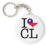 I heart CL keychain