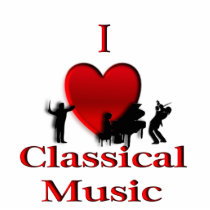I Heart Classical Music Photo Cut Out