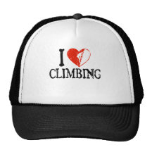 I Heart Climbing - Guy 2 Hat
