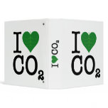I Heart CO2 3 Ring Binder