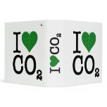 I Heart CO2 3 Ring Binder