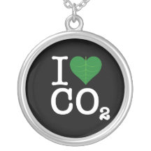 I Heart CO2 Personalized Necklace