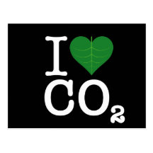 I Heart CO2 Post Cards