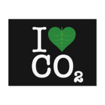 I Heart CO2 Post Cards