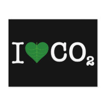 I Heart CO2 Postcards