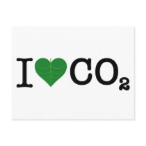 I Heart CO2 Postcards