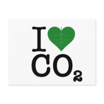 I Heart CO2 Postcard