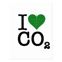 I Heart CO2 Postcard