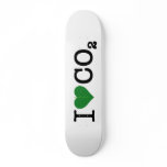 I Heart CO2 Skate Board Deck