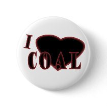 I Heart Coal Button by Method77 I Heart Coal Button