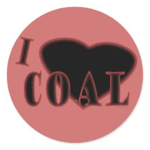 I Heart Coal Sticker