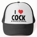 I heart Cock Fighting Hat