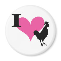 I Heart Cock Refrigerator Magnets