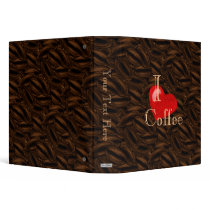 I Heart Coffee Binder