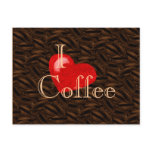 I Heart Coffee Postcards