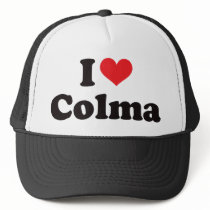 I Heart Colma hats