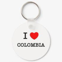 I HEART COLOMBIA keychains
