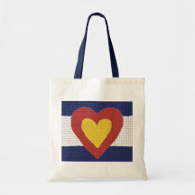 I heart Colorado Flag Products! Bags