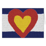 I heart Colorado Flag Products! Greeting Cards