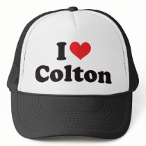 I Heart Colton hats