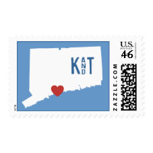 I Heart Connecticut - Customizable City Stamp