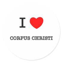 I Heart CORPUS CHRISTI stickers by ilovemyshirt I Heart CORPUS CHRISTI stickers