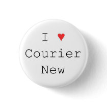 I heart Courier New buttons