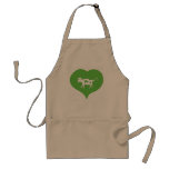 I Heart Cows Apron aprons