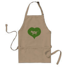 I Heart Cows Apron