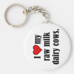 I Heart Cows Key Chains